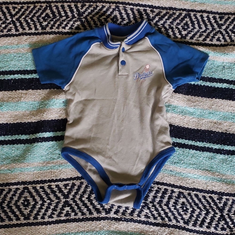 DODGERS BASEBALL ONESIE